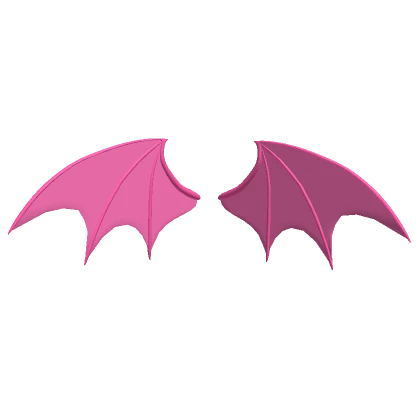 Hot Pink Bat Wings