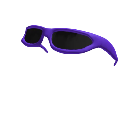 Y2k Raised Wrap Shades Purple