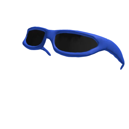 Y2k Raised Wrap Shades (Blue)