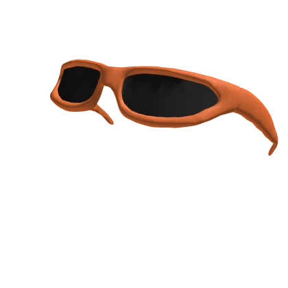  Y2k Raised Wrap Shades (Orange)