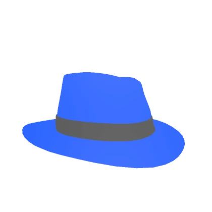 Ocean Blue Neon Fedora