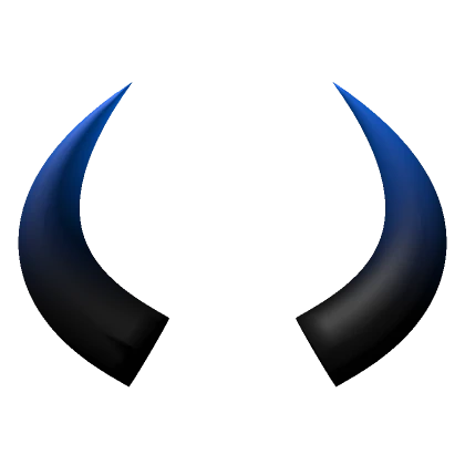 Blue Fade Horns