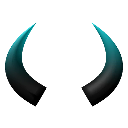 Cyan Fade Horns