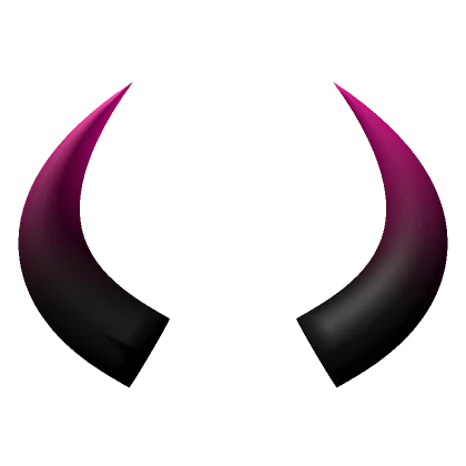 Neon Pink Fade Horns