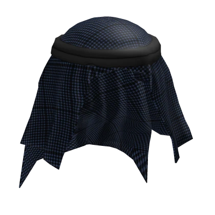 Arabian Keffiyeh Head Accesory - Blue