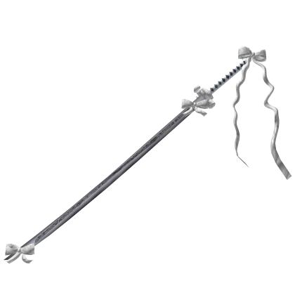 Porcelain Coquette Katana with Ribbons