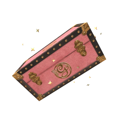 Glinda’s Pink Luggage Trunk - Wicked Official