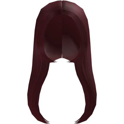 Garnet Red Casual Straight Hair