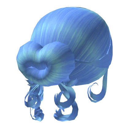 Heart Shaped Bun - Skyblue