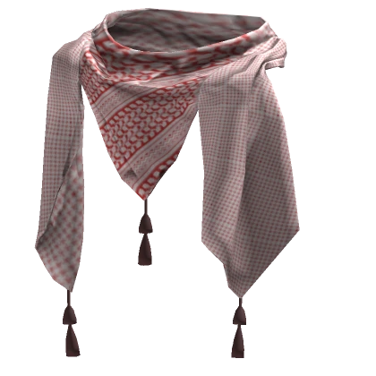 Arabian Keffiyeh Scarf - Red - Classic Rig