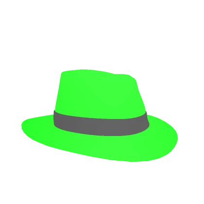 Green Neon Fedora