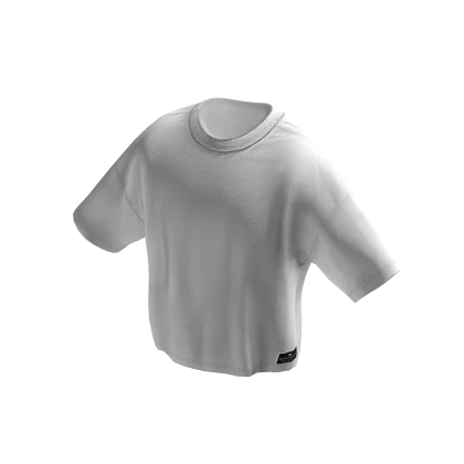 Y2K Oversized White Tee