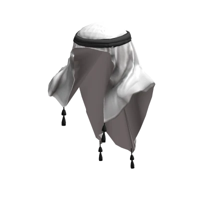 Long Arabian Keffiyeh - White - Boy Rig