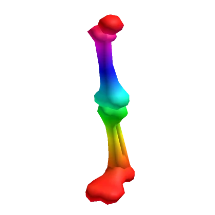 Rainbow Skeleton Recolor - Right Leg