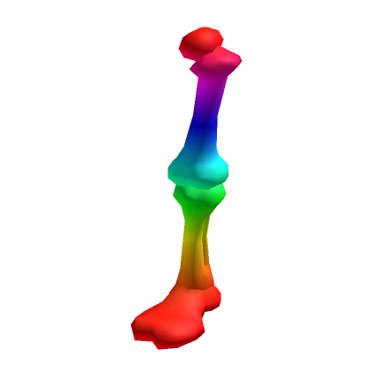 Rainbow Skeleton Recolor - Left Leg