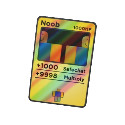 Shiny Noob Trading Card