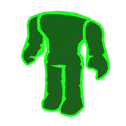 (Robloxian 2.0) Lime Outline Avatar Aura