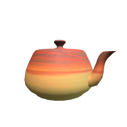 Sunset Teapot