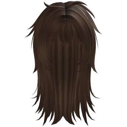 Long Messy Brown Brunette Basic Hair Hairstyle