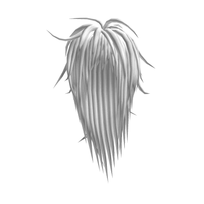 White Long Messy Spiky Vkei Scene Hair