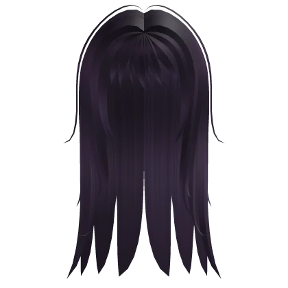 ♱ ┊ spikey dark purple emo wispy anime hair