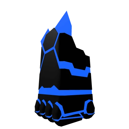 black/blue gauntlet (R6) (R)