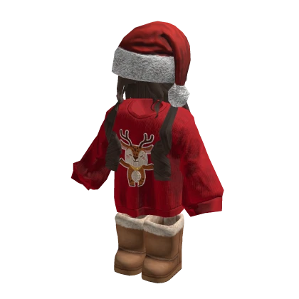 Cheap Oversized Christmas Outfit w/ Brown  Hair