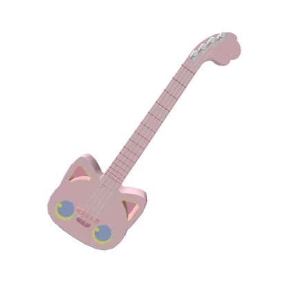 Kitty Guitar-Pink