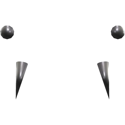 Angel fang piercings silver