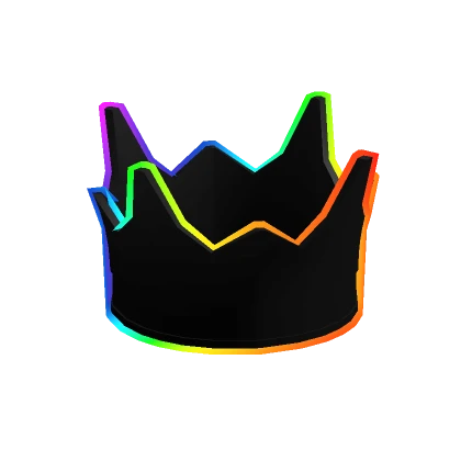 Rainbow Cartoony Crown