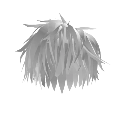 White Messy Bed Hair