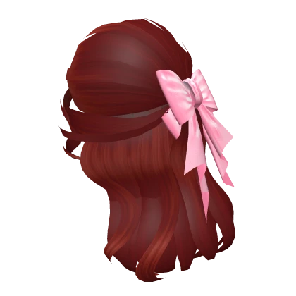 🔵 Blueberry Lovely Bow  Hair Red