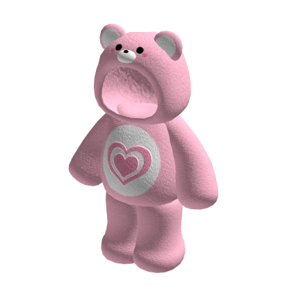 Pink Valentines Bear Onesie