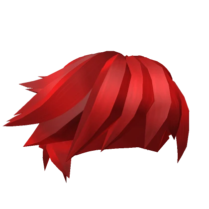 Red  Spiky Hair