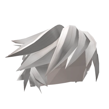 White Spiky Hair