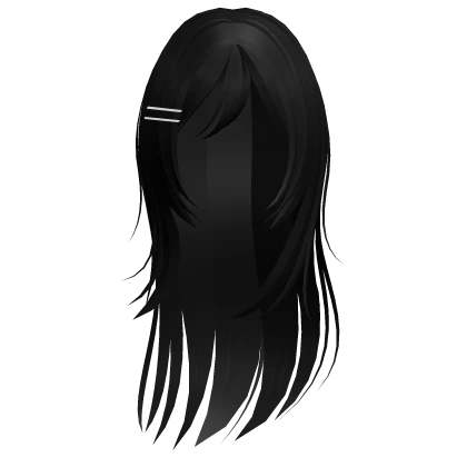 ♡꒰wispy horror protagonist hair in black꒱