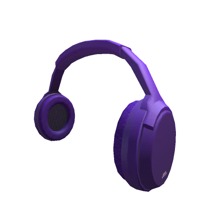 Purple Y2K Minimalistic  Headphones