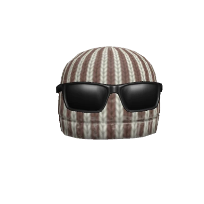 Brown&White Beanie Shade