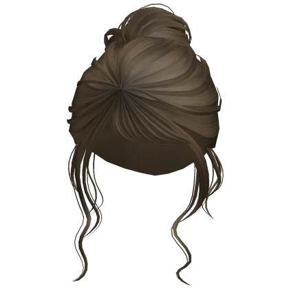 Ballerina Swan Princess Messy Updo Bun Brown