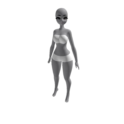 Model Doll Woman - Colorable White