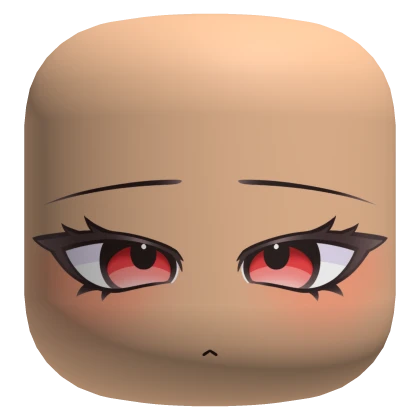 Calm Anime Face [Red] - Light