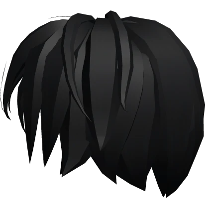 Messy Cute Scene Hair in Black