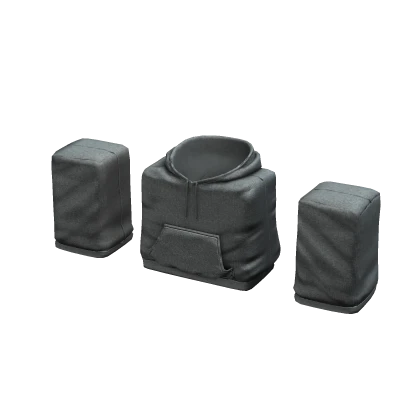 Plain Gray Hoodie Layered 1.0 R15