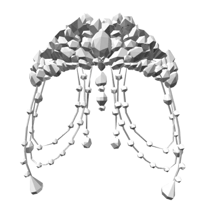 Fairycore Stone Crown White