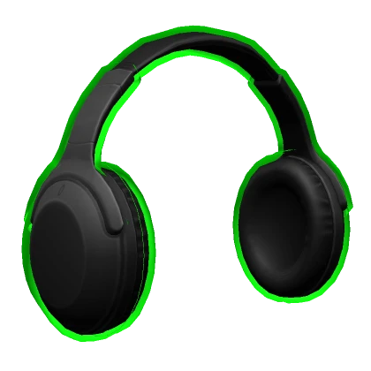 Hacker Green Headphones