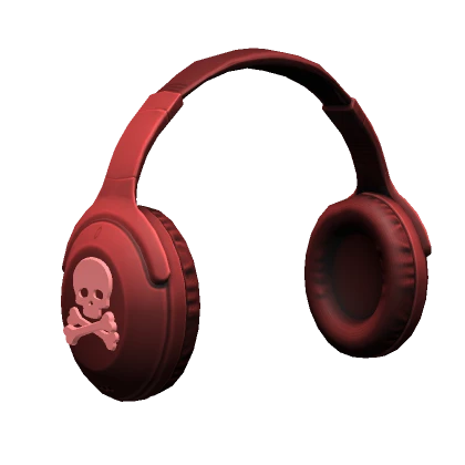 Red Skull Headphones