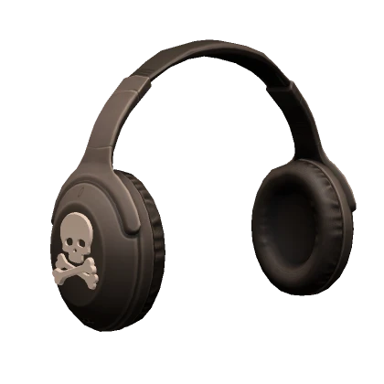 Brown Skull Headphones