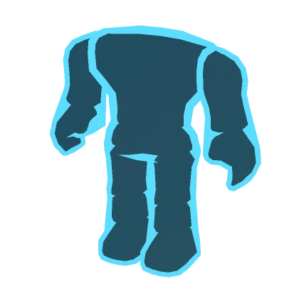 (Robloxian 2.0) Cyan Outline Avatar Aura