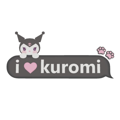  I <3 kuromi Text