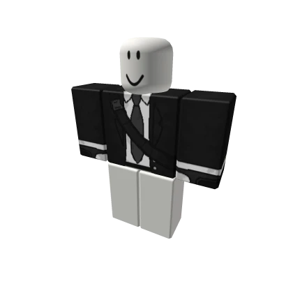 Cool John Wick Hitman Sigma Black White Tie Suit